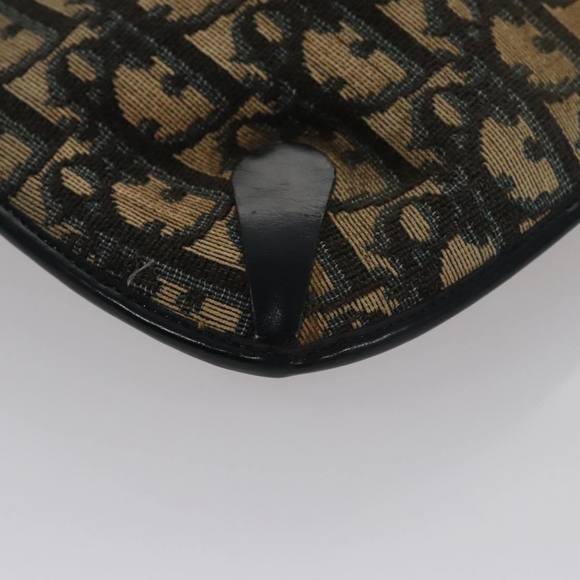 Christian Dior Trotter Canvas Shoulder Bag Navy Auth 109698 - Picture 16 of 16